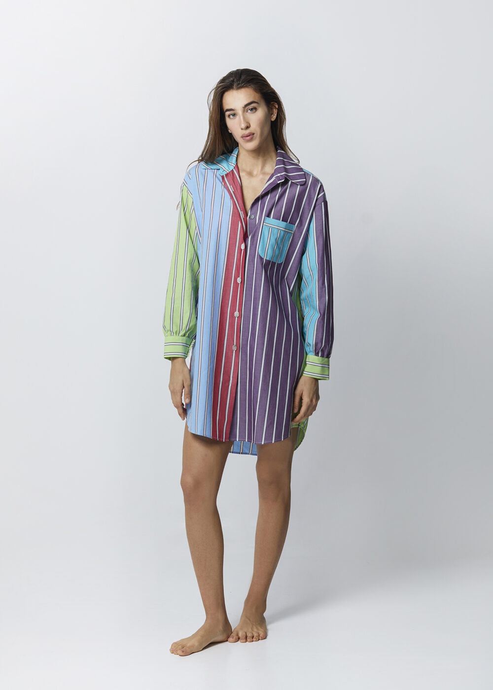 Camicione multicolor donna. Modello Tutti Frutti